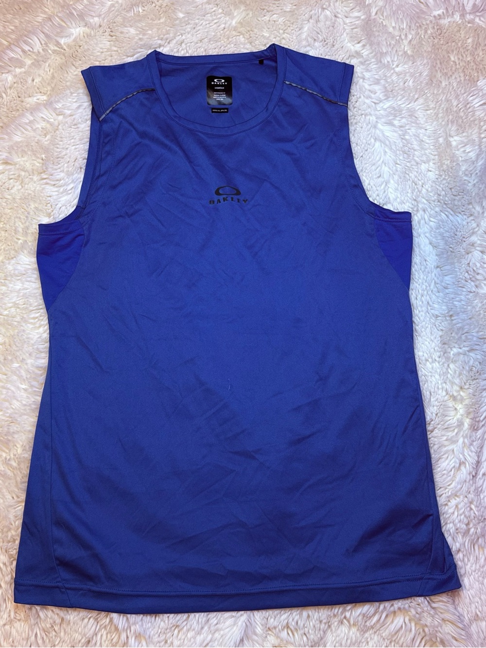 Oakley men’s XL Performance fit Blue Sleeveless Tank top “hydrolux”